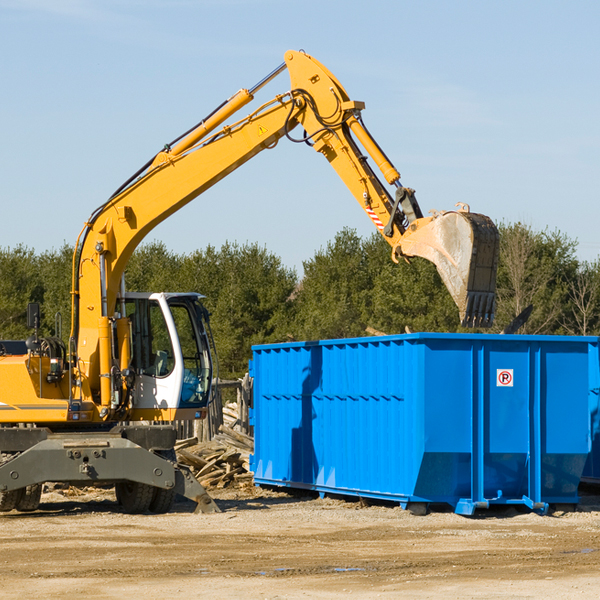 is there a minimum or maximum amount of waste i can put in a residential dumpster in Bradley Oklahoma